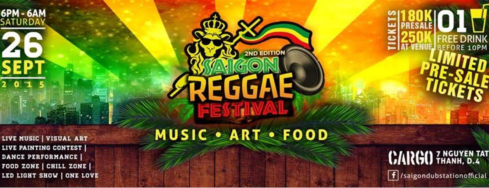 Saigon Reggae Festival @Cargo Event Space - 2nd Edition | TicketBox |  