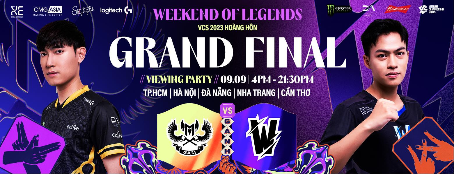 Weekend of Legends | Viewing Party Chung Kết Tổng - GAM vs TW | VCS ...